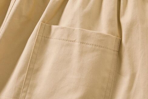 شورت نسائي كاجوال من Vcansion بخصر مطاطي مريح مصنوع من القطن مع جيوب in Kuwait