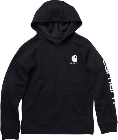 سويت شيرت بغطاء للرأس وأكمام طويلة للأولاد من Carhartt in Saudi Arabia