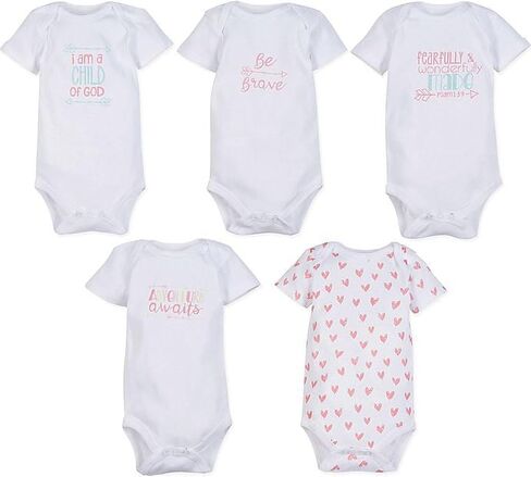 Miracle Baby 5-Pack Bodysuits in Kuwait