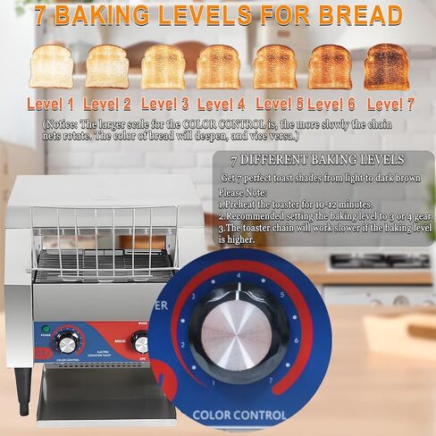 CTJ صانع الوافل التجاري حديد الوافل البلجيكي صانع الوافل الفولاذ المقاوم للصدأ آلة الوافل غير لاصقة مكاوي الوافل المستديرة 110 فولت 1200 وات لمطعم الفندق والمقهى in Kuwait