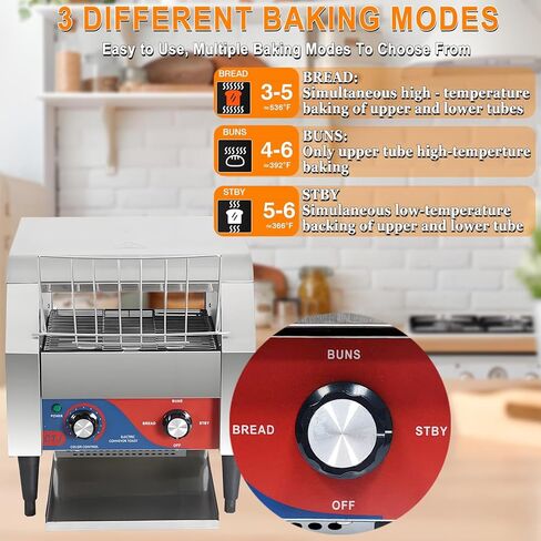 CTJ صانع الوافل التجاري حديد الوافل البلجيكي صانع الوافل الفولاذ المقاوم للصدأ آلة الوافل غير لاصقة مكاوي الوافل المستديرة 110 فولت 1200 وات لمطعم الفندق والمقهى in Kuwait