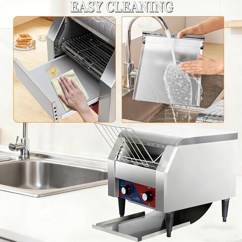 CTJ صانع الوافل التجاري حديد الوافل البلجيكي صانع الوافل الفولاذ المقاوم للصدأ آلة الوافل غير لاصقة مكاوي الوافل المستديرة 110 فولت 1200 وات لمطعم الفندق والمقهى in Kuwait