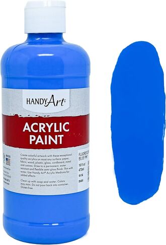 Handy Art Student Acrylic Paint 16 ounce, Fluorescent Blue in Kuwait