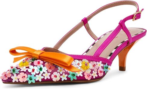 Betsey Johnson Women's Sadyy Pump, Lime Multi, 11 in Saudi Arabia