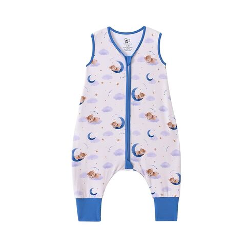 Toddler Sleep Sack with Feet 12-18M 1.0 Tog 95% Rayon from Bamboo 5% Spandex Breathable Sleep Sacks Baby Walker Quilted Wearable Blanket with Legs 2-Way Zipper Green in Kuwait