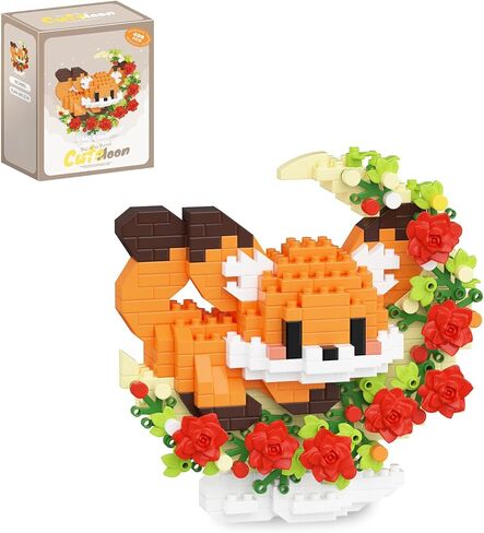 QisiHouting Mini Panda Building Build- 504pcs ، لعبة Mini Panda Building ، بناء الباندا للبالغين ، الكتل الصغيرة المقدمة لـ 11 بويت والبنات ، هدايا عيد ميلاد للأطفال in Kuwait