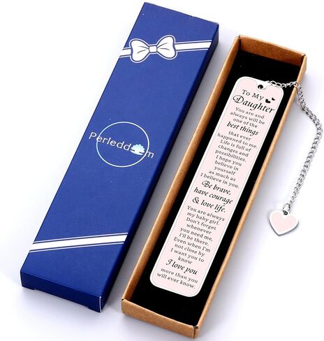 Easter Gifts for Daughter Teen Girls Bookmarks for Daughter Easter Basket Stuffers for Girls Kids Daughter Birthday Gifts to My Daughter Gift from Mom Dad Sweet 16 Stocking Stuffers for Teen Girls in Kuwait