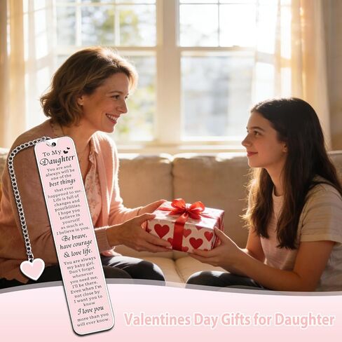 Easter Gifts for Daughter Teen Girls Bookmarks for Daughter Easter Basket Stuffers for Girls Kids Daughter Birthday Gifts to My Daughter Gift from Mom Dad Sweet 16 Stocking Stuffers for Teen Girls in Kuwait