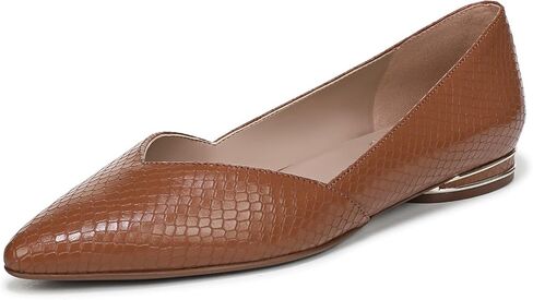 Naturalizer Womens Havana Ballet Flat Whare White Snake Leather 7.5 W in Saudi Arabia