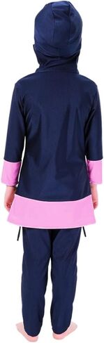 OwlFay Mu Swimsuits For Girls Kids Islamic Burkini Full Cover Hijab Top Pants Swim Costume Bathing Suit in Saudi Arabia
