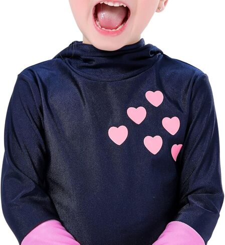 OwlFay Mu Swimsuits For Girls Kids Islamic Burkini Full Cover Hijab Top Pants Swim Costume Bathing Suit in Saudi Arabia