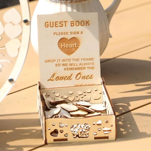 Fonder Mols Wedding Guest Book بديل مع القلم ، Rustic Boho Guest Book حفل زفاف ، Wooden Guest Book Tree of Life for Memorial Service ، أفكار فريدة من نوعها لحفل الزفاف in Kuwait