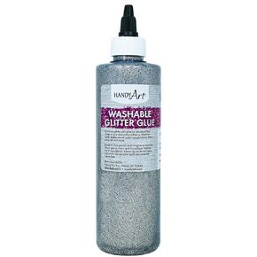Handy Art Washable Glitter Glue 8 ounce, Silver in Kuwait