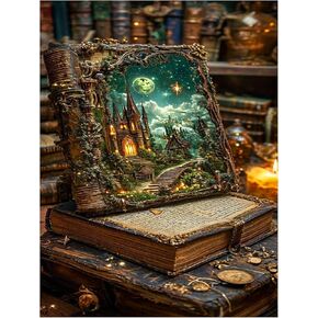 Lophomie كبير Aurora Diamond Art Kit للبالغين المبتدئين DIY Northern Lights Diamond Paint Art Kits 5D Round Full Drill Gem Kits for Home Wall Decor in Kuwait