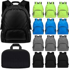 Dunzy 24 Pcs Backpack Bulk 20l Foldable Backpacks Basic Back Packs for Travel Camping in Kuwait