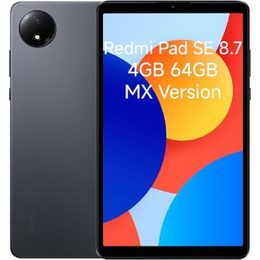 Xiaomi Redmi Pad SE 8.7 Only WiFi 8.7" Octa Core 2.0GHZ HyperOS 6650mAh Bluetooth 5.3 8MP + (16w Dual USB Fast Car Bundle) (Graphite Gray (ONLY WiFi), 128GB + 6GB) in Kuwait