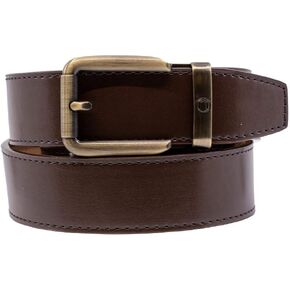 Men's Belt, Nexbelt Ratchet Rogue Smooth Black Leather Dress Belt with Adjustable Buckle in Kuwait