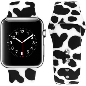 Watbro Bowknot Watch Band Compatible with Apple Watch 38mm 40mm 41mm 42mm 44mm 45mm 49mm Women Men,Soft Silicone Cute Sport Strap Design for Apple Watch Ultra iWatch Series 10 9 8 7 6 5 4 3 2 SE Band in Kuwait