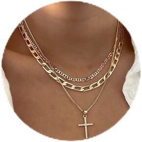 IFKM Long Gold Necklace for Women Dainty Lariat Gold Necklaces 14k Gold Plated Twist Snake Chain Y Necklace Simple Charm Trendy Jewelry Women Girls Gifts in Kuwait