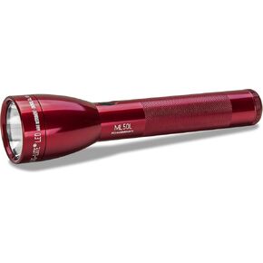 Maglite ML50L LED 2-Cell C مصباح يدوي في صندوق العرض، أحمر in Kuwait