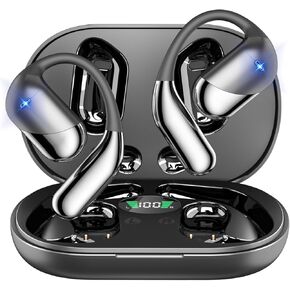 Wireless Earbuds Bluetooth 5.3 Headphones with Digital Display Charging Case Touch Control in-Ear Earphones with Built-in Microphone IPX7 Waterproof for Running Fitness Android in Kuwait
