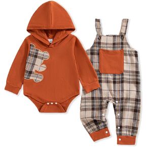 NZRVAWS Baby Boy Clothes Newborn Boy Outfit 0 3 6 12 18 Months Toddler Hoodie Romper Long Pant Infant Clothing in Kuwait