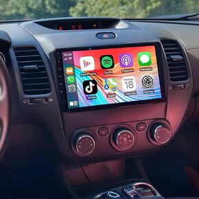 PHEZEN Car Radio for Kia Forte 2013-2018,Screen for Kia K3 with Wireless CarPlay Android Auto, 9" IPS Touch Screen Car Stereo for KIA Forte with Bluetooth GPS Navigation WiFi SWC-2+32G in Kuwait