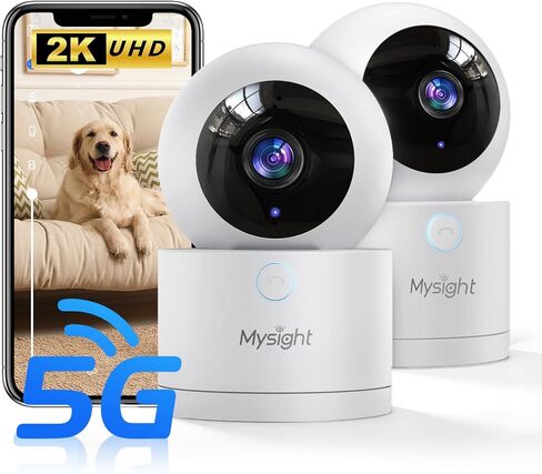 K09 Camera, 2K Indoor Security Camera for Home Security, Work with [5G & 2.4G] WiFi in Kuwait