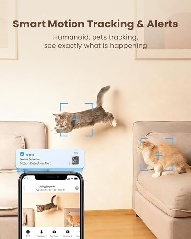 K09 Camera, 2K Indoor Security Camera for Home Security, Work with [5G & 2.4G] WiFi in Kuwait