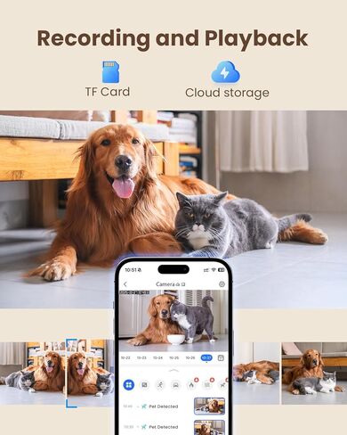 K09 Camera, 2K Indoor Security Camera for Home Security, Work with [5G & 2.4G] WiFi in Kuwait