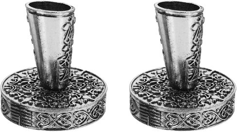TEHAUX 4pcs Metal Single Pen Holder for Desk Stylish Pen Stand Base for Office and Home Metal Pen Holder Accessory for Students and Organizing Workspaces in Saudi Arabia