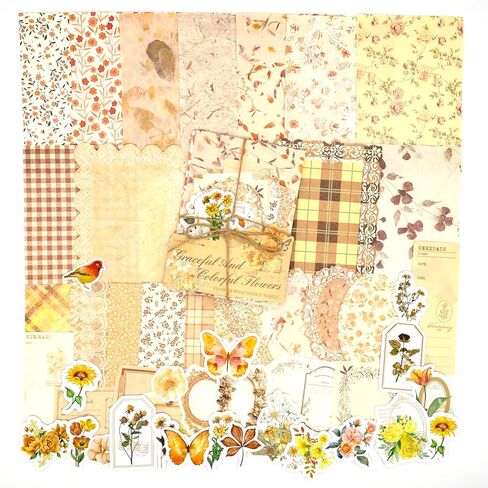 ورقة سجل القصاصات ، 400 ورقة من لوازم اليومية لخطاة الحرف العتيقة رصاصة Junk Journal Supplies مختلط ألبوم Collage Card Card in Kuwait