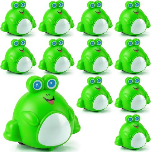 12 Pcs Easter Toys Pull Back Cars Toy Carrot Cars Driven by Rabbit Friction Powered Animal Cars Vehicles Plastic Go Back and Forth Car Toys for Easter Basket Filler Party Favors Gifts, 6 Colors in Saudi Arabia