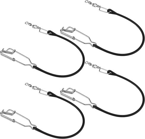 4 Pcs Fishing Downrigger Weight Snubber with Release Snap Weights Clips for Offshore Fishing Planer Board Weight Kite Trolling in Kuwait