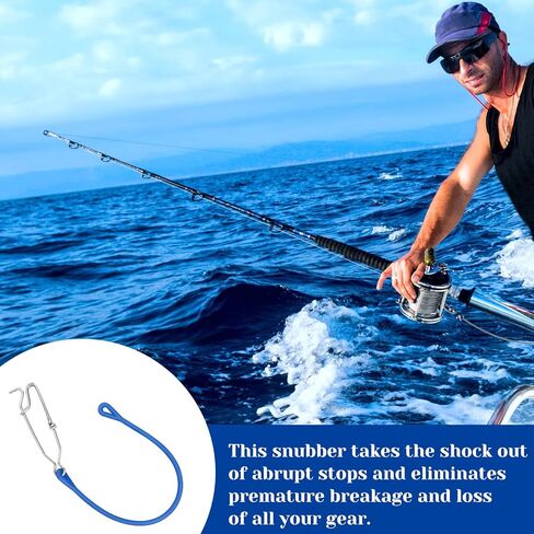 4 Pcs Fishing Downrigger Weight Snubber with Release Snap Weights Clips for Offshore Fishing Planer Board Weight Kite Trolling in Kuwait