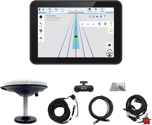 Tractor GPS Guidance System 10inch Precision Ag Software Activated,2.5cm Accuracy by CORS Compatible for John Deere Various Tractors 30cm Accuracy no Need Subscription JY100 in Kuwait
