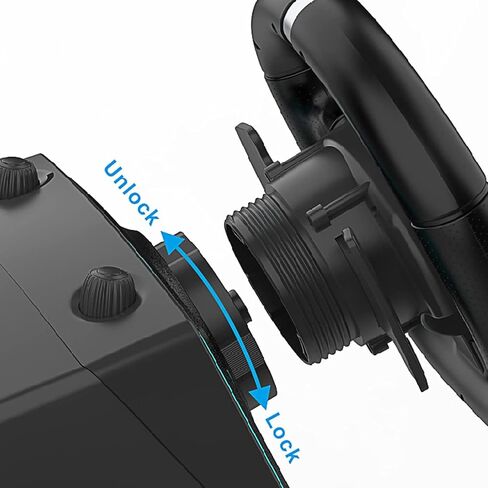 NBCP Gaming Racing Wheel with Pedal, Wireless Steering Wheel for Multi-Platform Game: Nintendo Switch, PC, PS4/PS3, iOS, Android Race Games in Kuwait