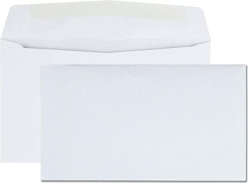 500 Dronka Envelope #6 3/4 Business Envelopes, 3 5/8" x 6 1/2", Durable 24lb. White, Gum Flap, 500/Box in Kuwait