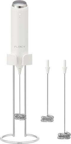 Rechargeable Milk Frother Handheld, Coffee Frother Handheld with USB-C Charging Stand, Electric Drink Mixer Handheld, Mini Electric Whisk Frother for Coffee, Matcha, etc in Kuwait