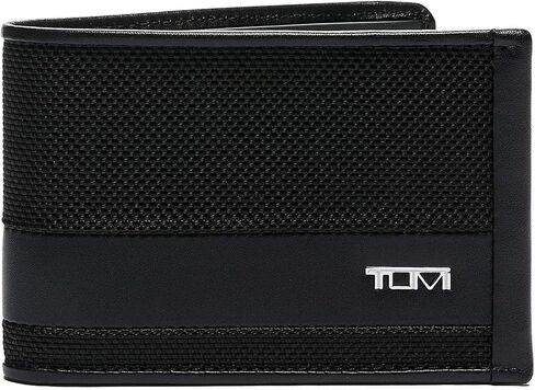 TUMI - Alpha Slim Single Billfold Wallet for Men - Black in Kuwait