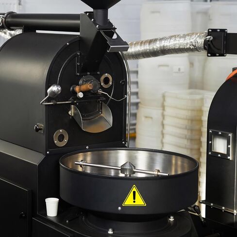 Dealzepic - صفراء العلامة المثلث المثلث ملصقات علامة | قشر القشر وملصق الفينيل العصي - 2 سم (0.8 بوصة) in Kuwait