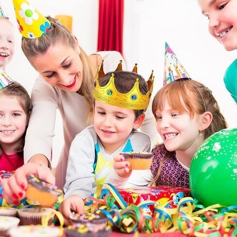 Adorox Gold Royal King Plastic Crown Prince Costume Accessory Adult/K Kid (1) in Kuwait