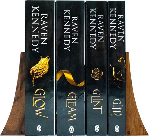 Tilisma Bookends ، Walnut Wood with Metal Base - حاملان للكتب المصنوعة يدويًا للكتب الثقيلة - الملحقات المزخرفة لتنظيم رف الكتب وعرضها in Kuwait