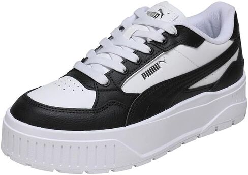 حذاء رياضي نسائي من PUMA Karmen II Idol، جلد سويدي أسود، 6.5 in Saudi Arabia