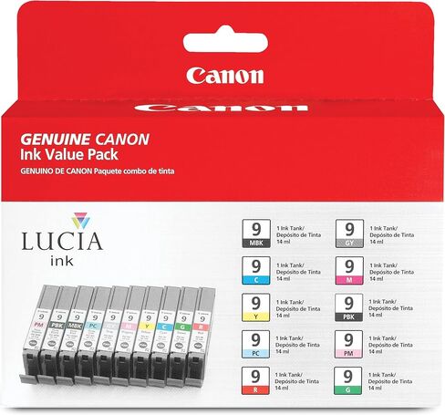 Canon PGI-9 10 Color Multi Pack متوافق مع Pro9500 ، Pro9500 Mark II in Saudi Arabia