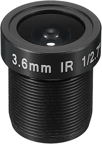 PATIKIL 3.6mm CCTV Camera Lens, F2.0 FPV Security Lens 3MP 96° Wide Angle M12 Threaded Dia for IP Camera Panoramic, 2 Pack in Kuwait