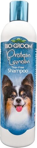 Bio-Groom Protein Lanolin Dog Shampoo – Tear-Free Pet Shampoo, Dog Bathing Supplies, Puppy Wash, Cat & Dog Grooming Supplies, Cruelty-Free, Made in USA, Tearless Dog Products – 12 fl oz 1-Pack in Saudi Arabia