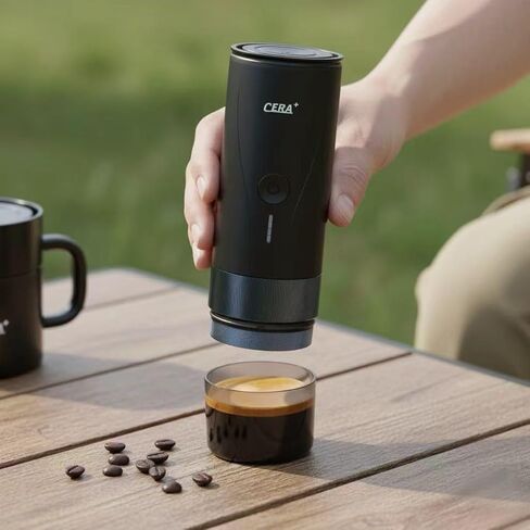 CERA+ Coffee Maker المحمولة متينة إيفا القوية المحمولة مناسبة للسفر والمكاتب ورحلات التخييم in Kuwait