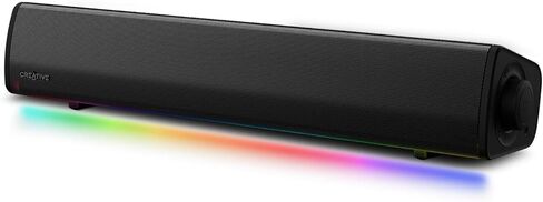 Sound Blaster GS3 (White) Compact RGB Gaming Soundbar with SuperWide Technology, Powered via USB, Bluetooth 5.4, Headphone-Out Port, for PC and Mac in Saudi Arabia