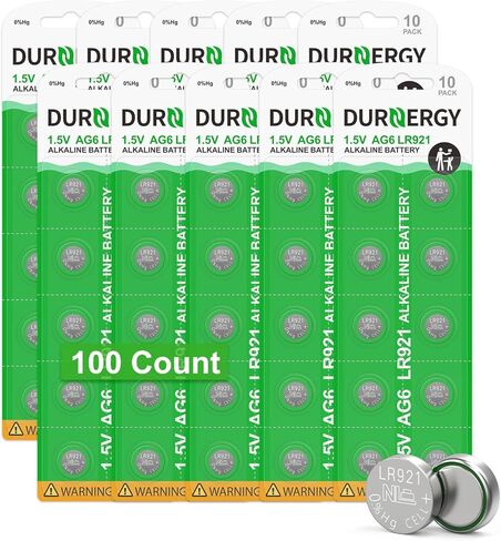 LR1130 Battery 100 Pack, AG10 Button Cell Batteries, 389 Watch Battery, LR1130 Button Cell Batteries LR54 1.5V Battery 189 Alkaline Battery in Kuwait